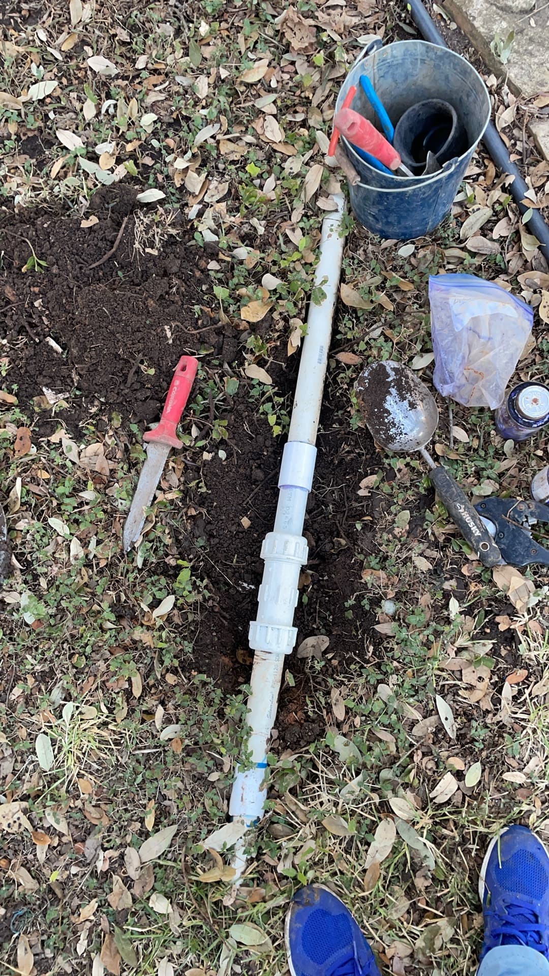 Repaired pipe after repair fix #2